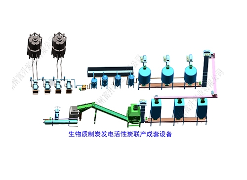 上海生物質氣化發電活性炭聯產成套設備
